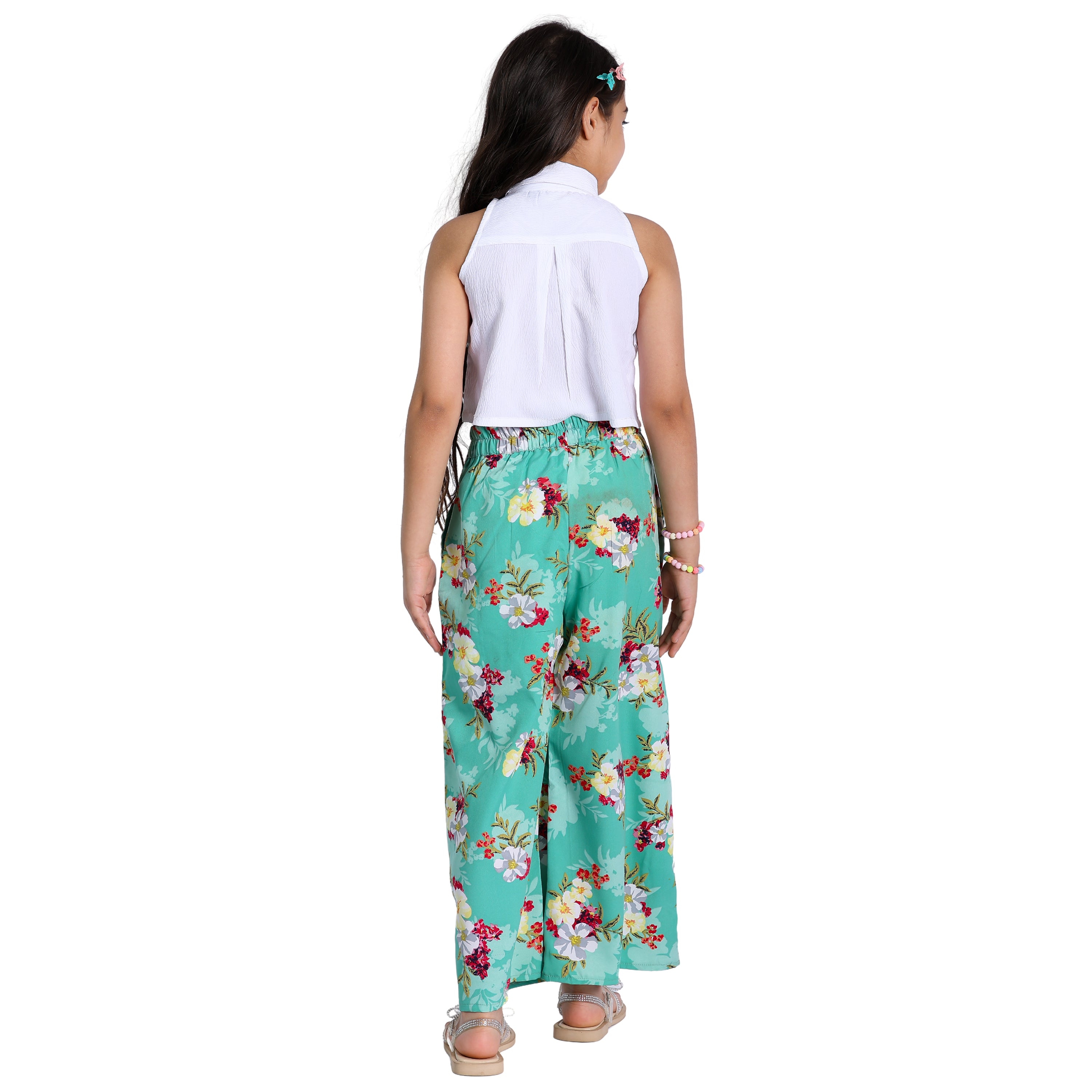 Girls Clothing Set Floral Printed Stylish Trendy Clothing